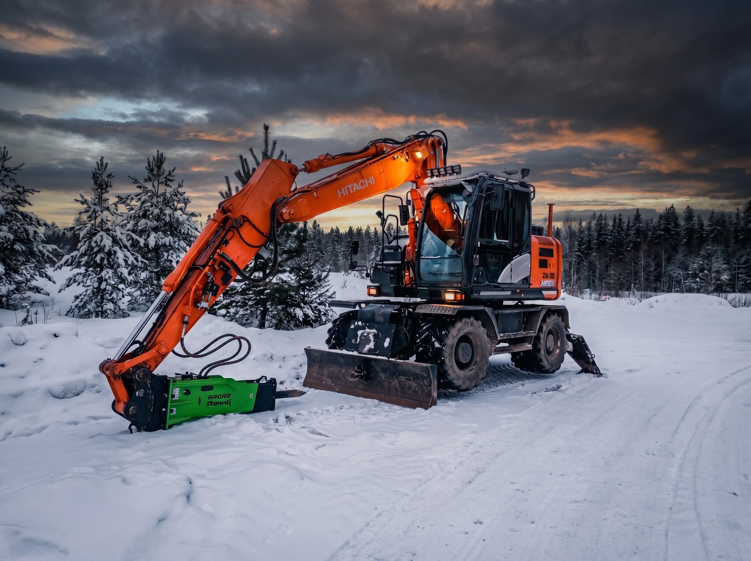 Hitachi talvikohteessa